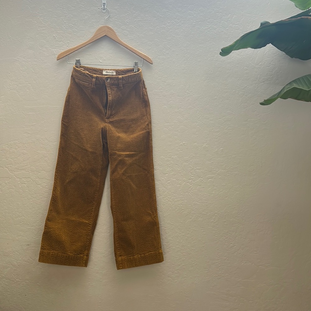 Madewell slim Emmett wide-leg crop size 26